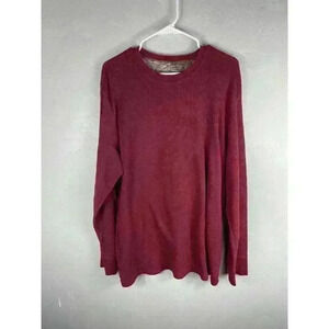 Hunting Shirt Real Tree Thermal Maroon Long Sleeve Shirt‎ XL